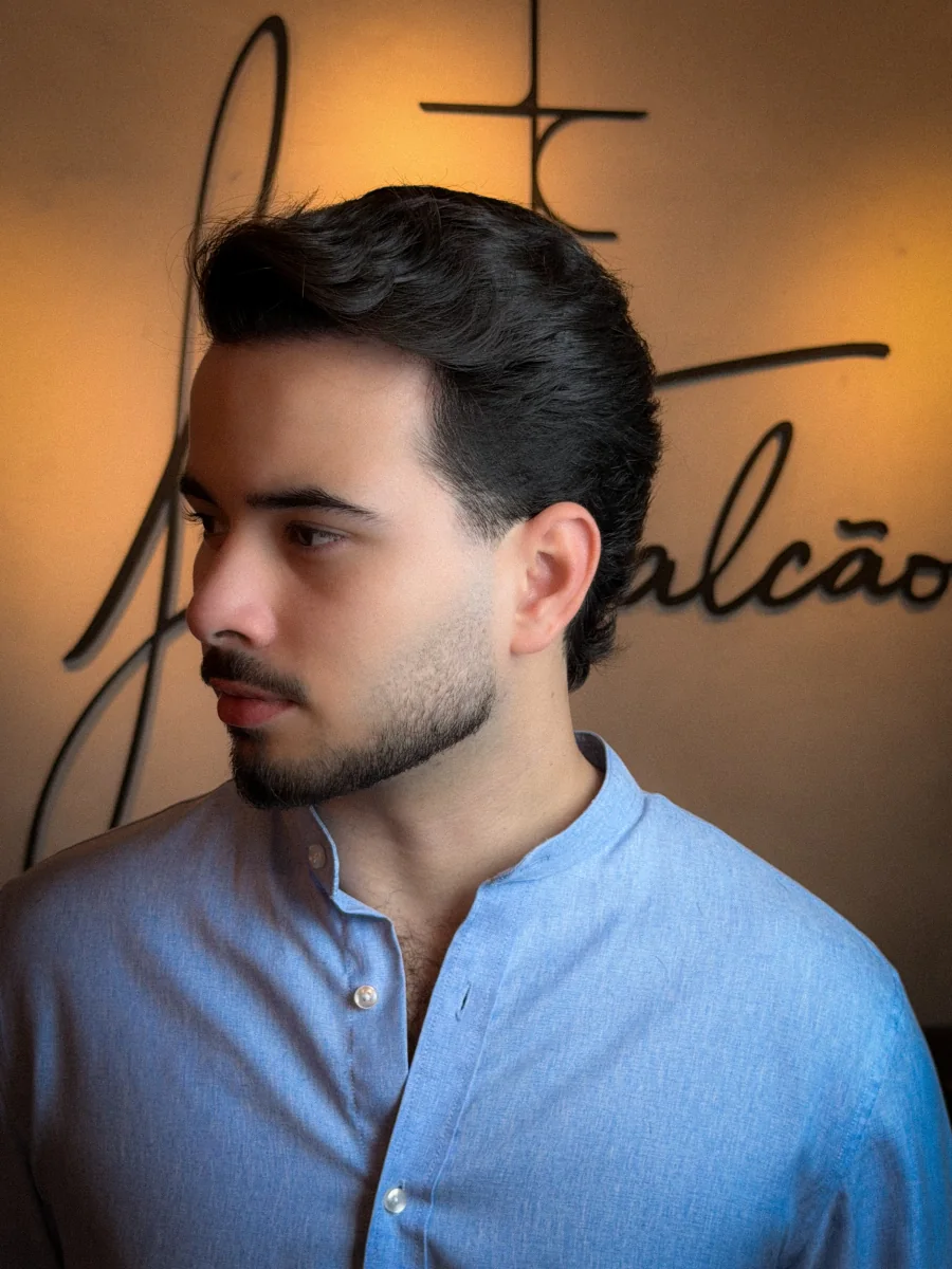 Retrato real de cabelo e barba finalizados no acervo de Jean